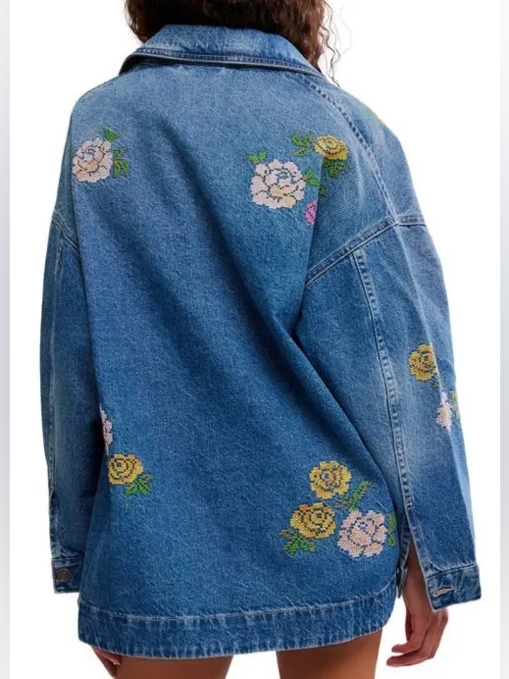 NWOT Free People We The Free Madison City Embroidered Jacket Size Medium - Picture 2 of 16